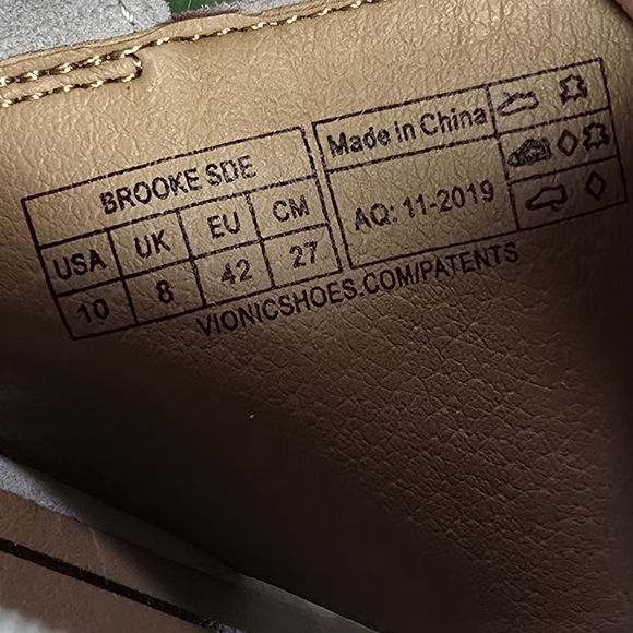 Vionic | Brooke SDE Genuine Suede Supportative Espadrille Wedges \\ SIZE 10 - Picture 16 of 16